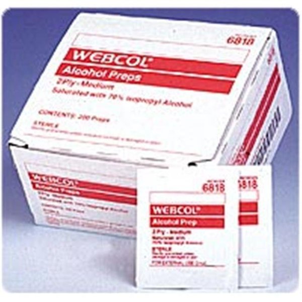 Kendall Kendall 686818 Alcohol Prep Wipes - Box of 200 686818